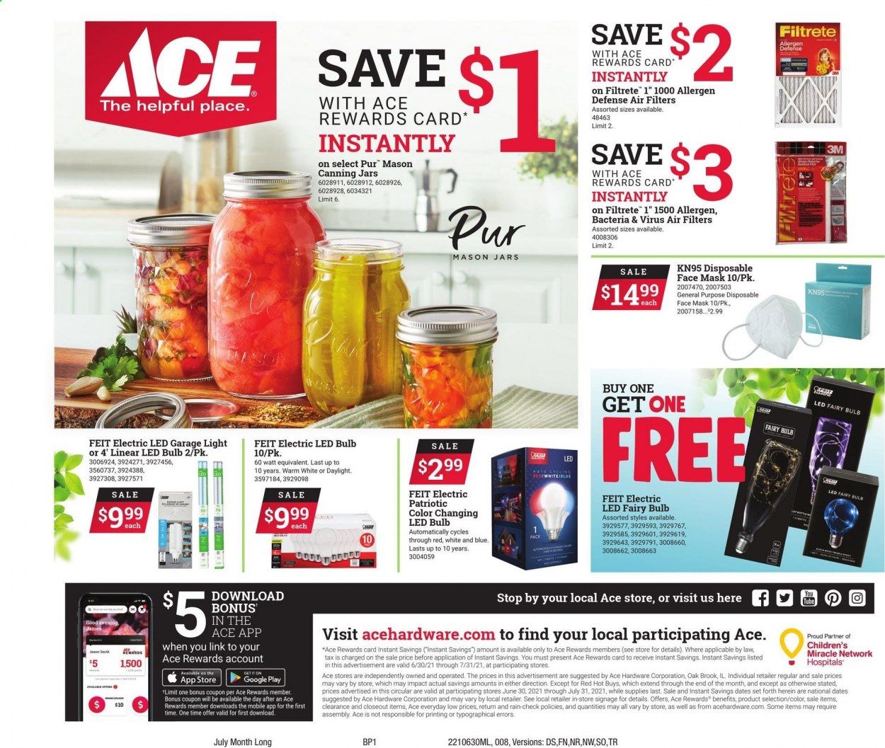ACE Hardware Weekly Ad Flyer June 30 to July 31