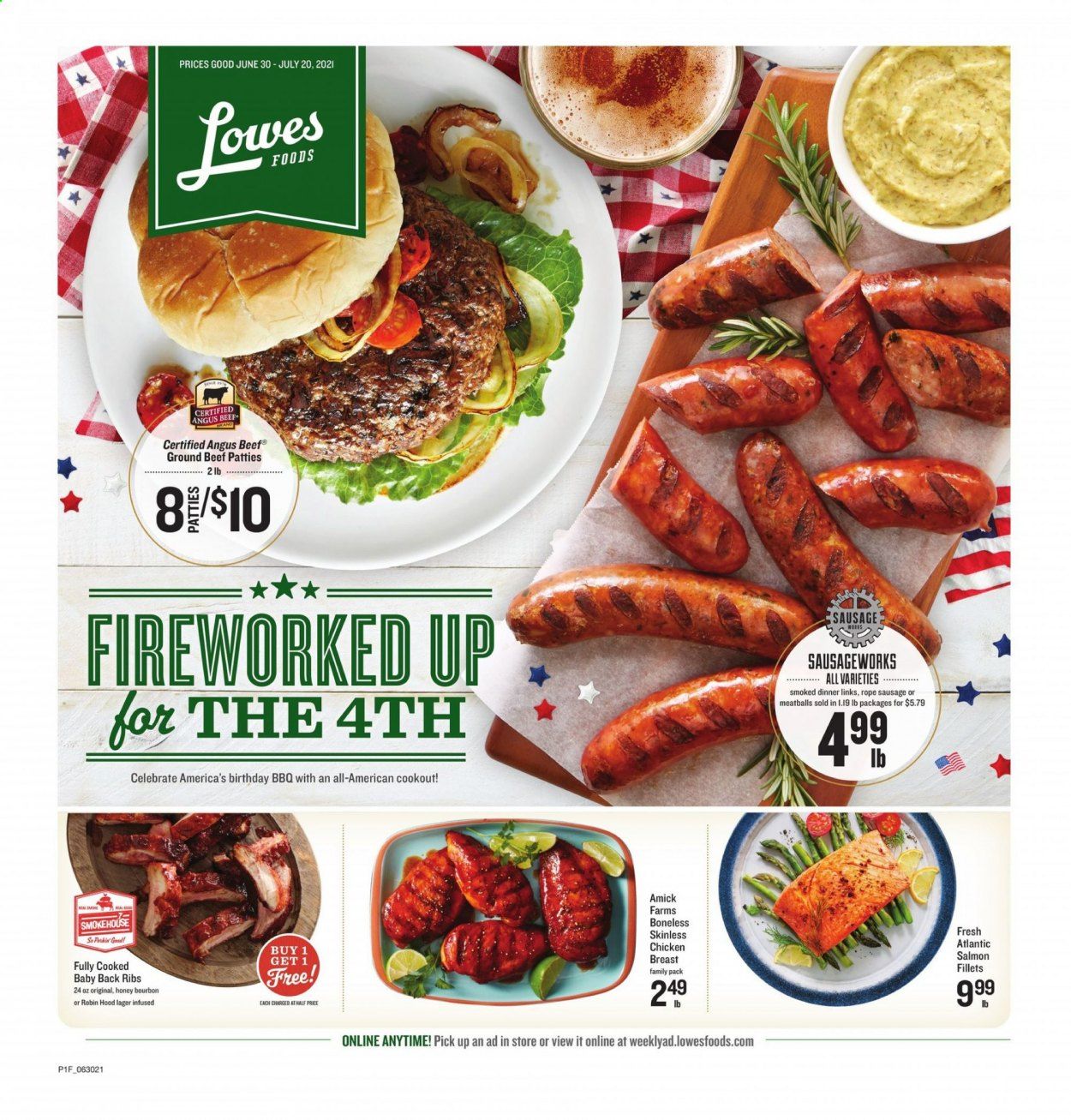 Lowes Foods (NC, SC) Weekly Ad Flyer June 30 to July 20