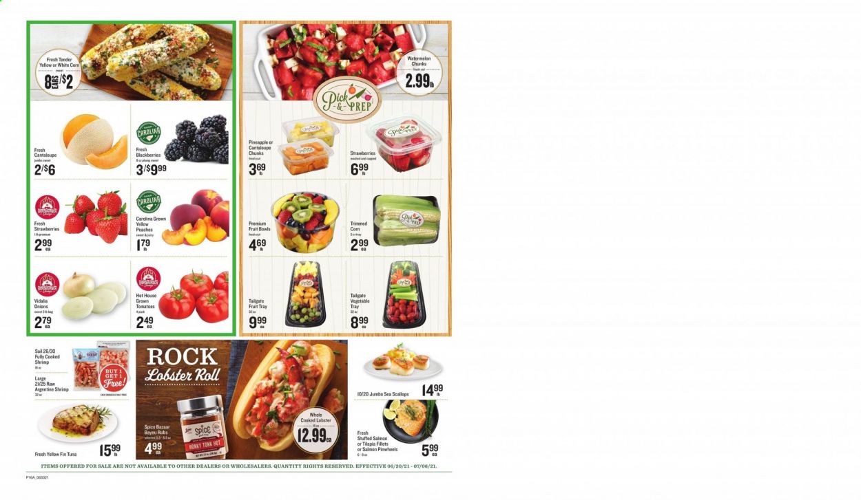 Lowes Foods (NC, SC) Weekly Ad Flyer June 30 to July 6