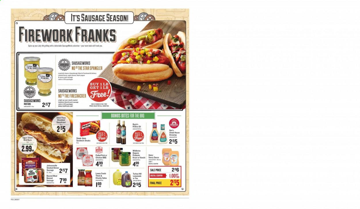 Lowes Foods (NC, SC) Weekly Ad Flyer June 30 to July 6