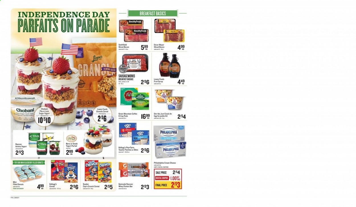 Lowes Foods (NC, SC) Weekly Ad Flyer June 30 to July 6