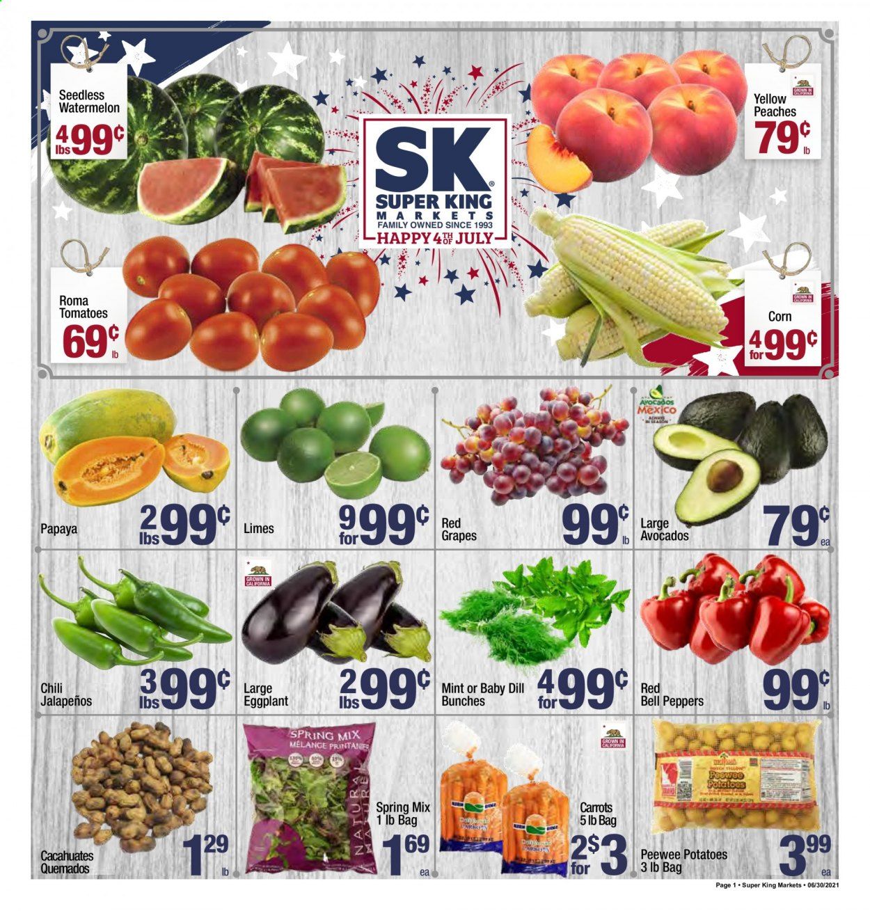 Super King Markets (CA) Weekly Ad Flyer June 30 to July 6