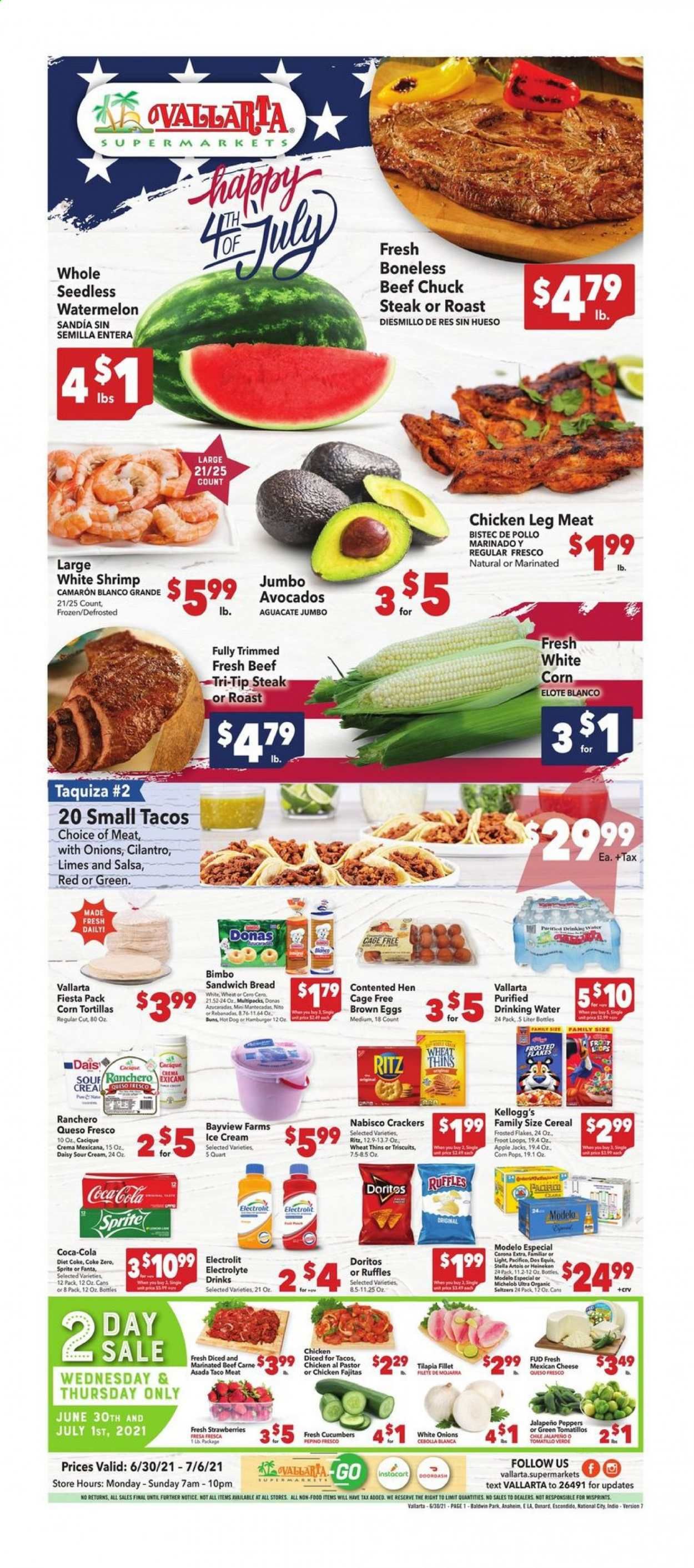 Vallarta (CA) Weekly Ad Flyer June 30 to July 6