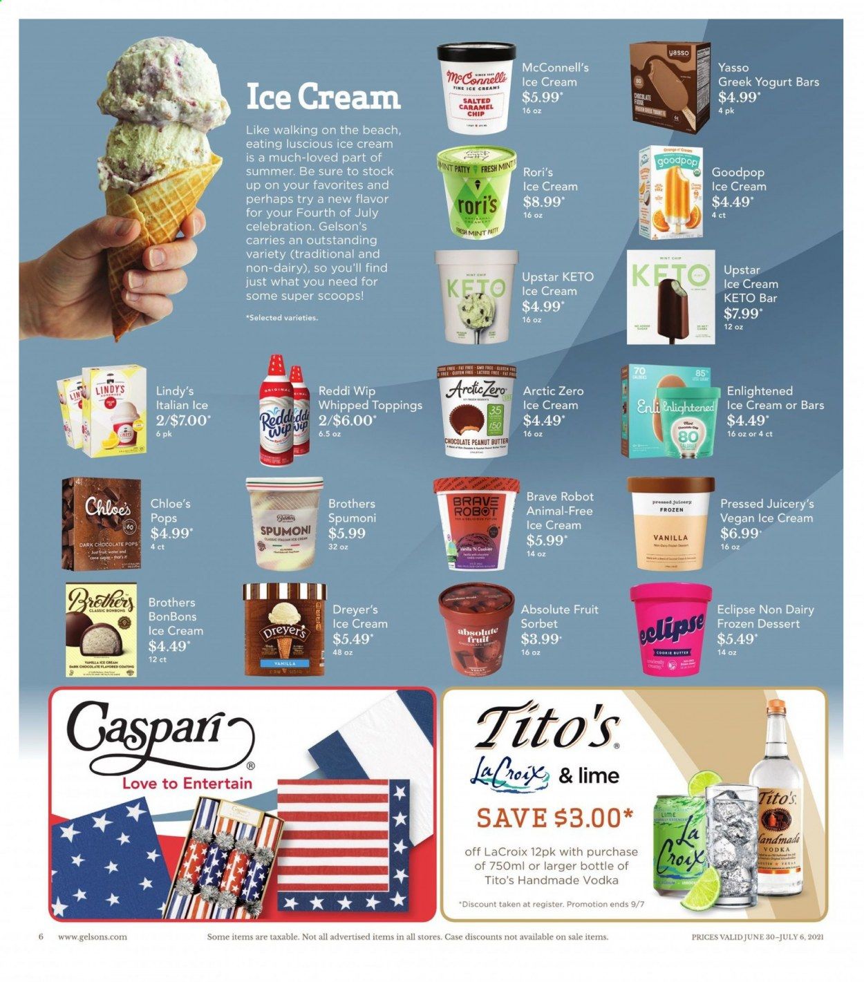 Gelson's (CA) Weekly Ad Flyer June 30 to July 6