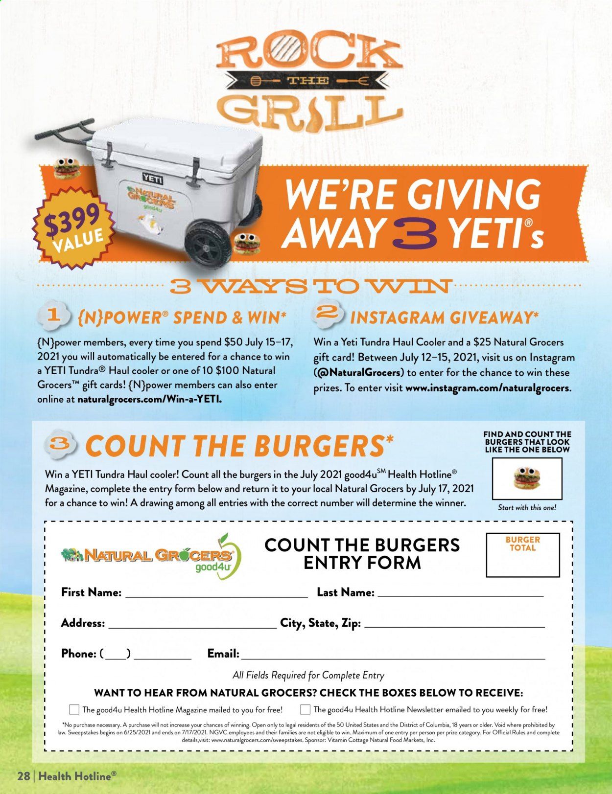Natural Grocers Weekly Ad Flyer June 25 to July 17
