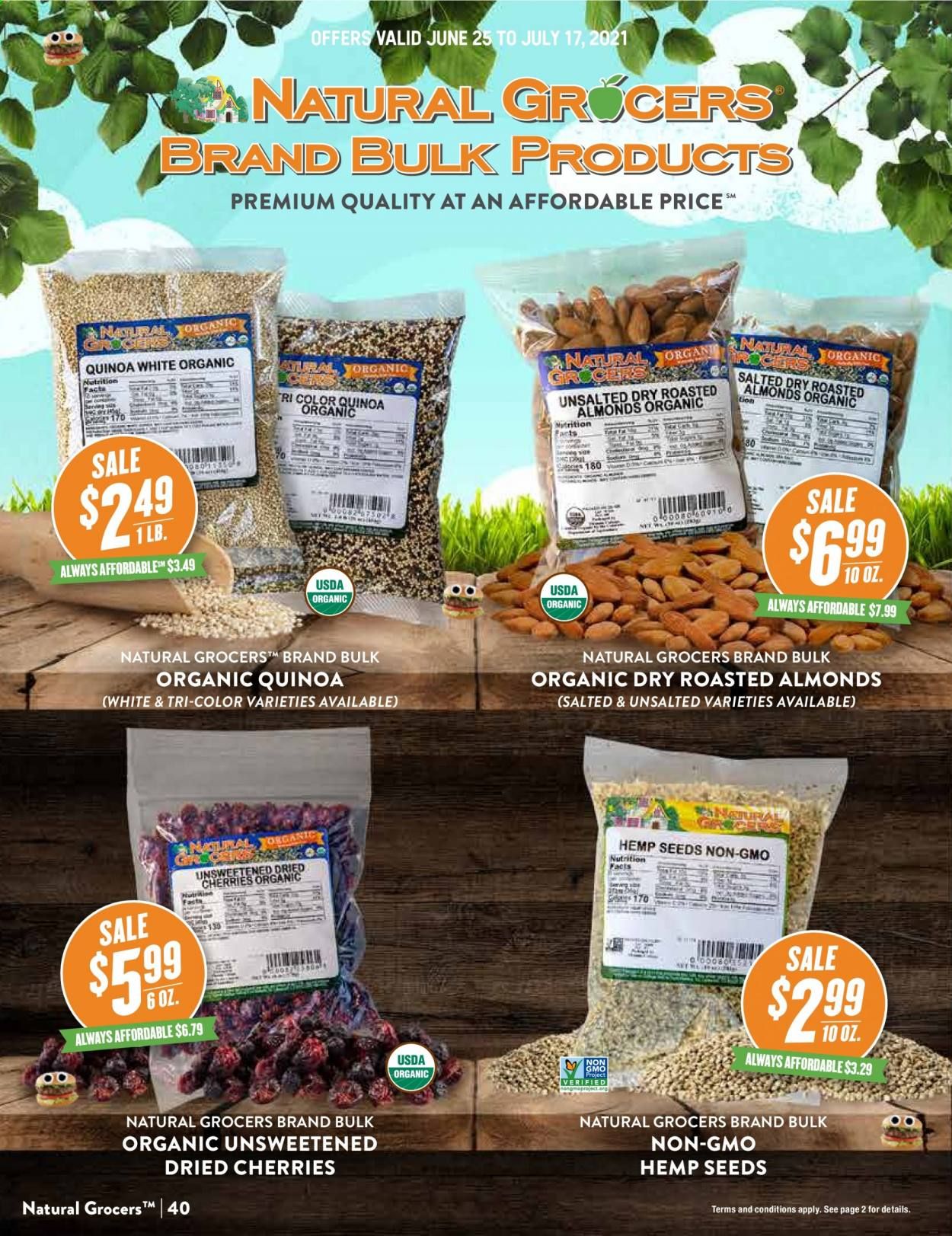 Natural Grocers Weekly Ad Flyer June 25 to July 17