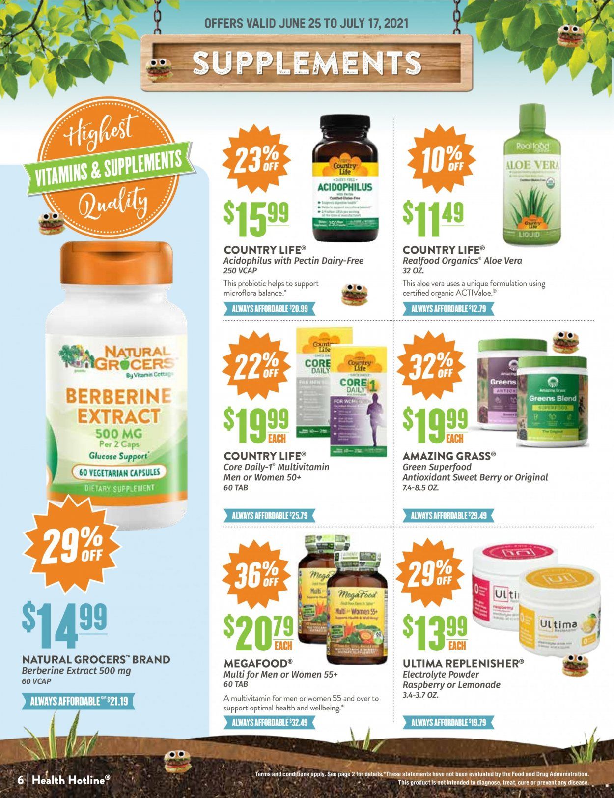Natural Grocers Weekly Ad Flyer June 25 to July 17