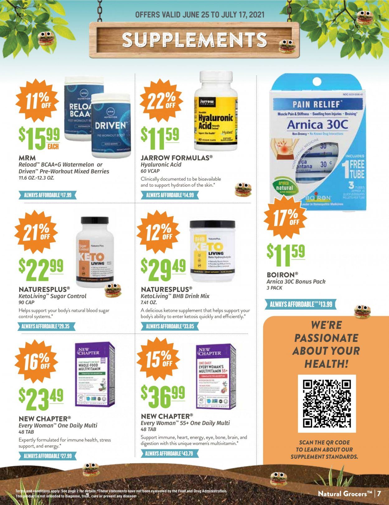 Natural Grocers Weekly Ad Flyer June 25 to July 17