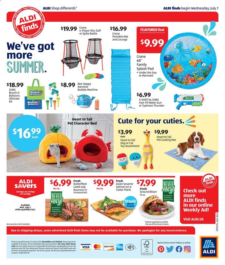 ALDI Weekly Ad Flyer July 7 to July 13