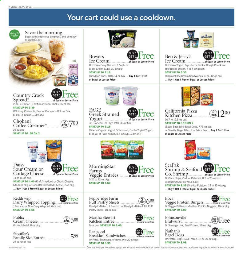 Publix (AL, FL, GA, NC, SC, TN) Weekly Ad Flyer July 1 to July 7