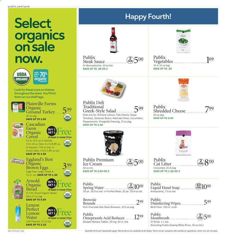 Publix (AL, FL, GA, NC, SC, TN) Weekly Ad Flyer July 1 to July 7