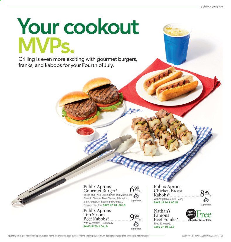 Publix (AL, FL, GA, NC, SC, TN) Weekly Ad Flyer July 1 to July 7