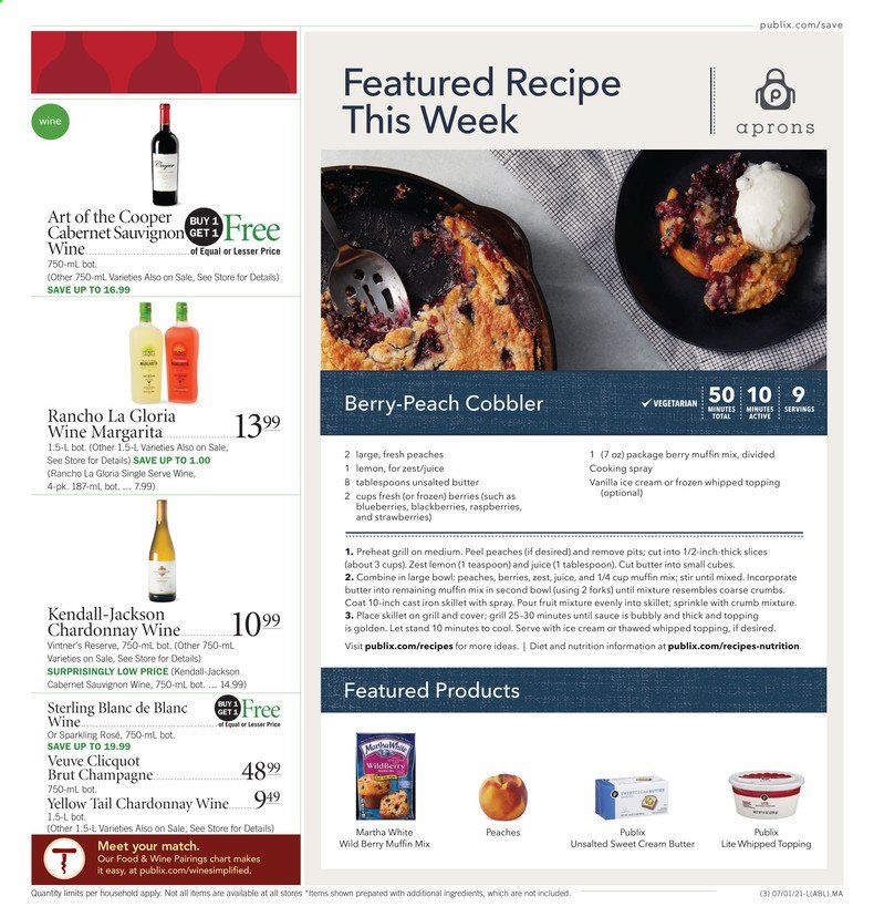 Publix (AL, FL, GA, NC, SC, TN) Weekly Ad Flyer July 1 to July 7