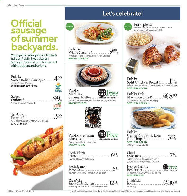 Publix (AL, FL, GA, NC, SC, TN) Weekly Ad Flyer July 1 to July 7