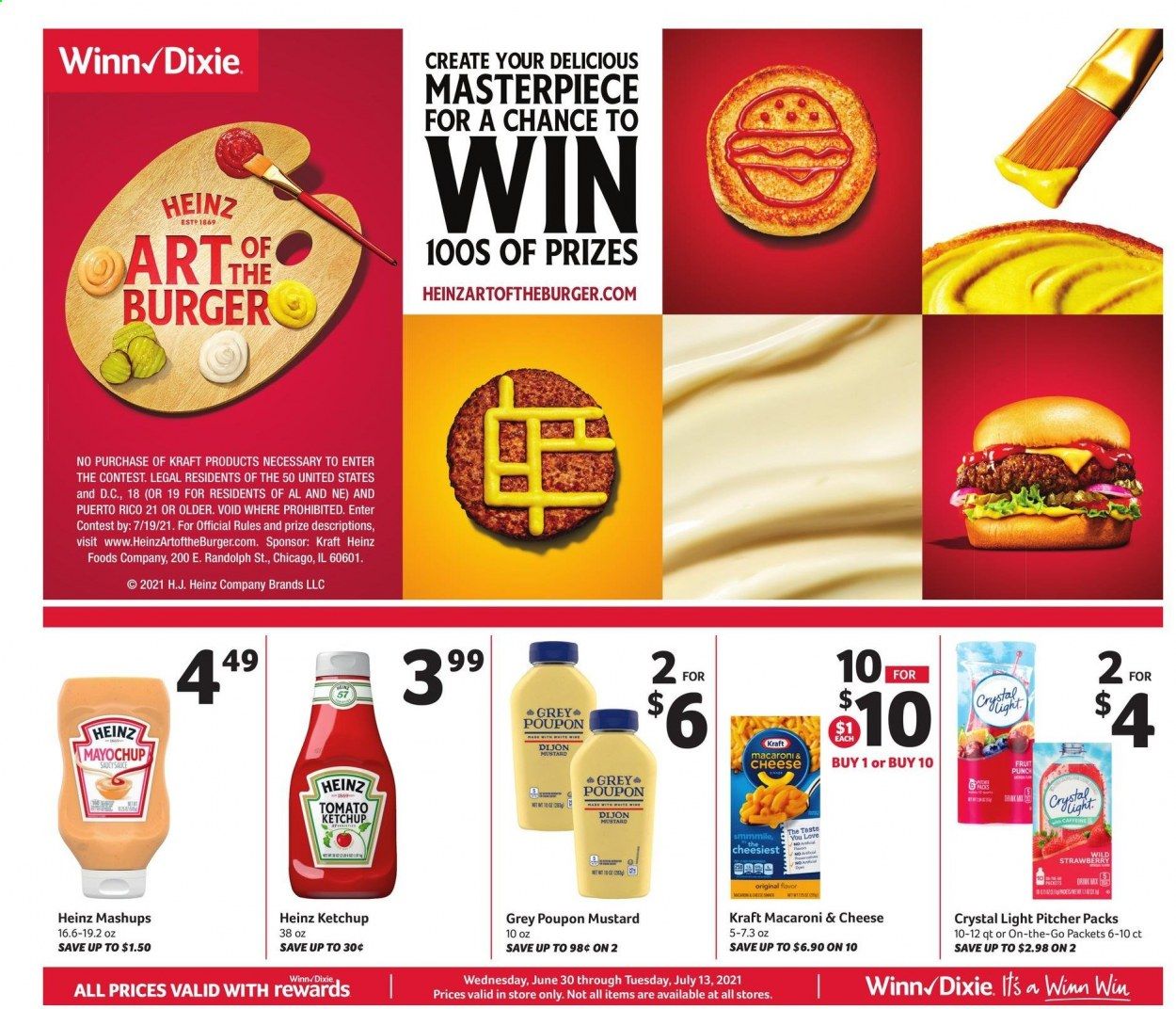 Winn Dixie (AL, FL, GA, LA) Weekly Ad Flyer June 30 to July 13