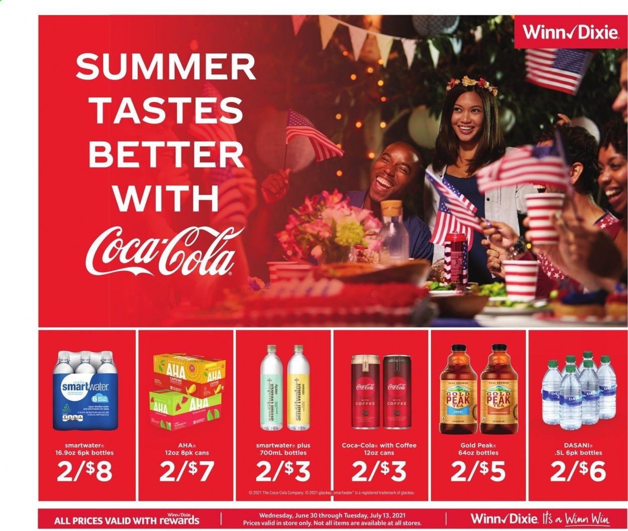 Winn Dixie (AL, FL, GA, LA) Weekly Ad Flyer June 30 to July 13