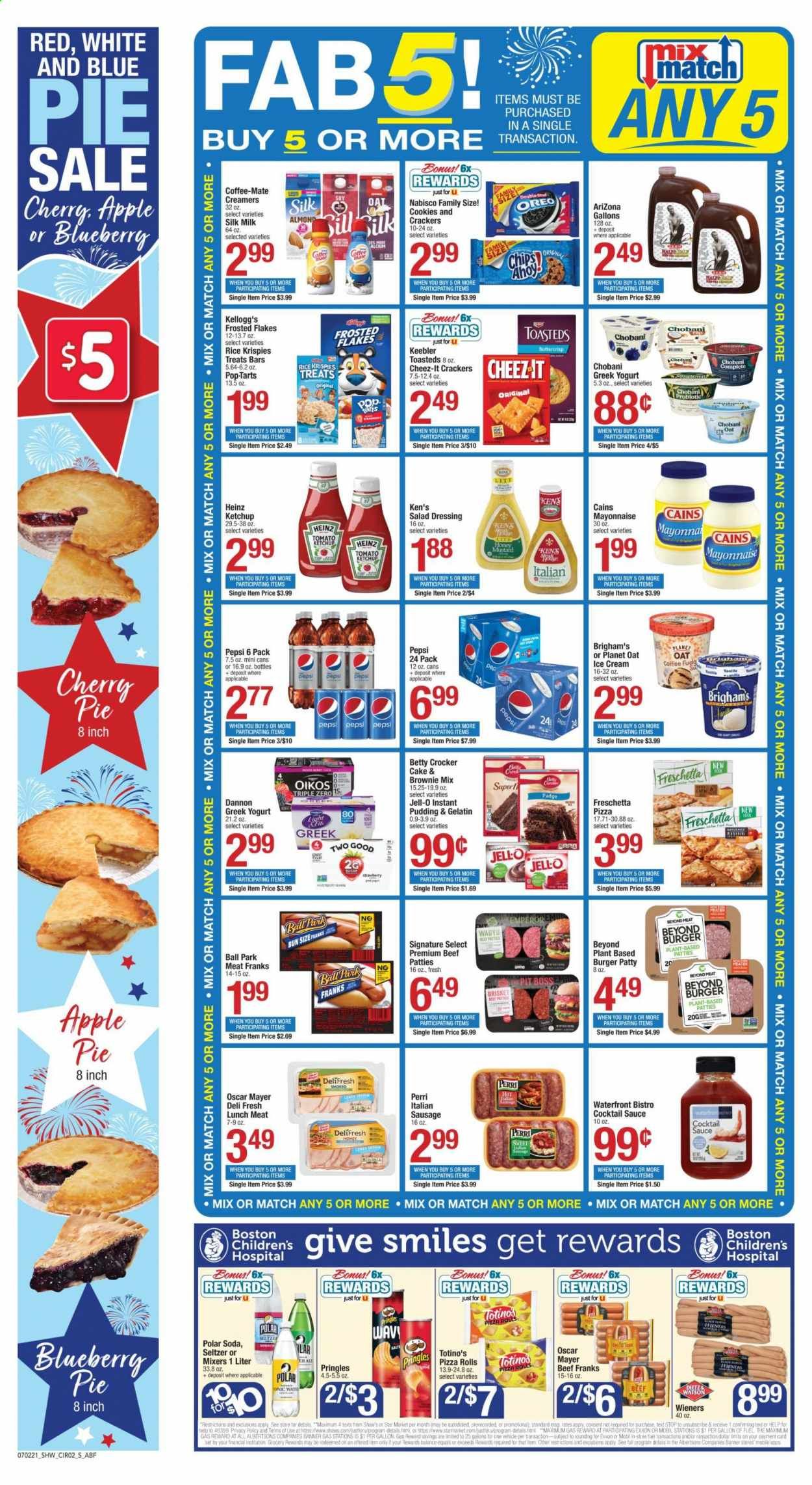 Shaw’s (MA, ME, NH, RI, VT) Weekly Ad Flyer July 2 to July 8