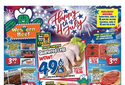 Western Beef (FL, NY) Weekly Ad Flyer July 1 to July 7