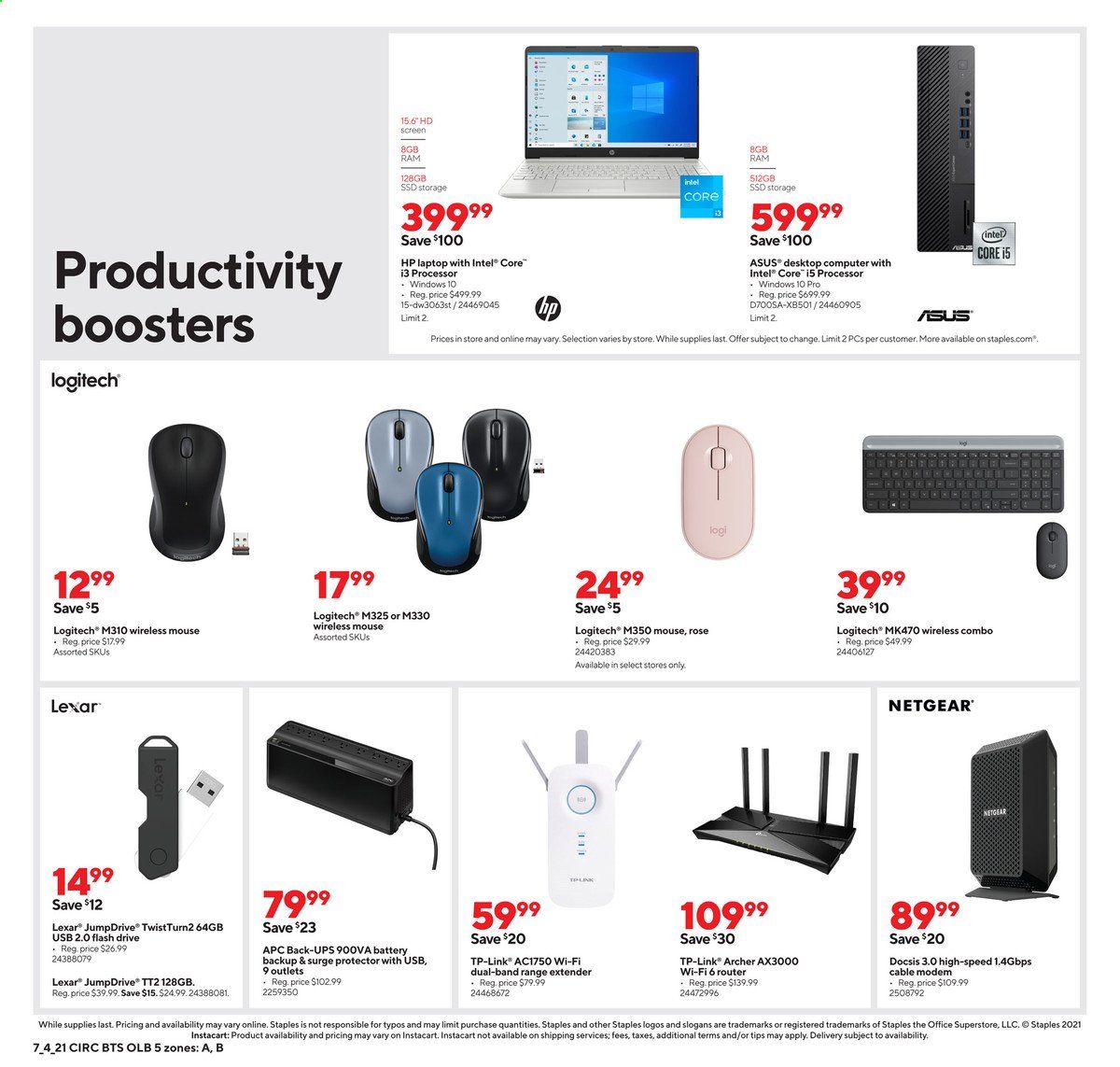 Staples Weekly Ad Flyer July 4 to July 10