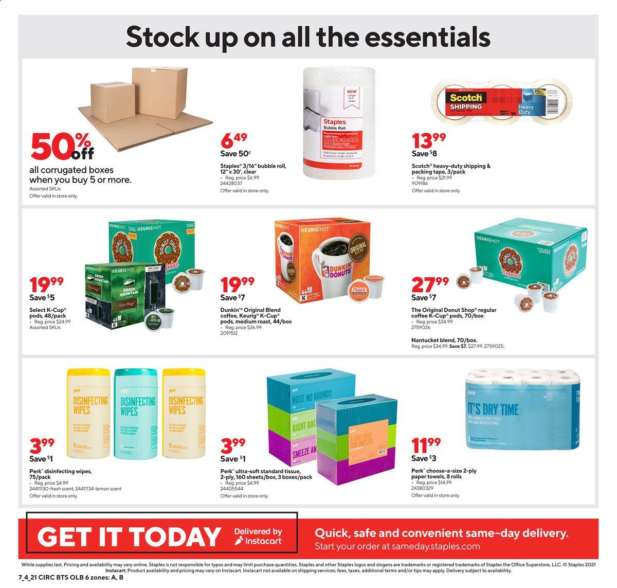Staples Weekly Ad Flyer July 4 to July 10