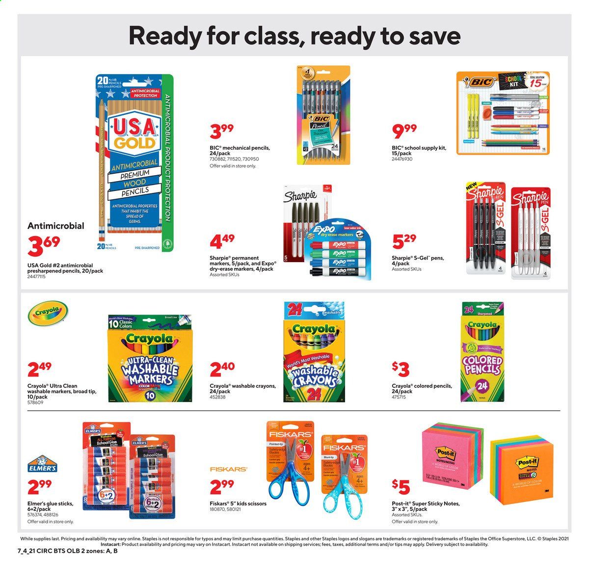 Staples Weekly Ad Flyer July 4 to July 10