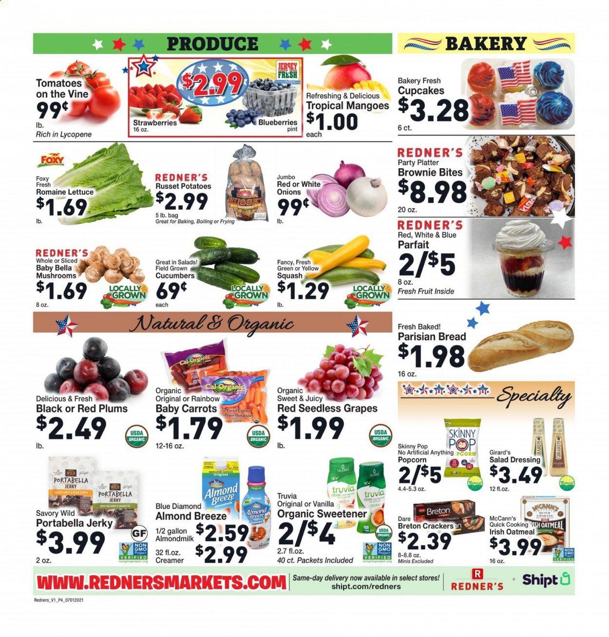 Redner's Markets (DE, MD, PA) Weekly Ad Flyer July 1 to July 7