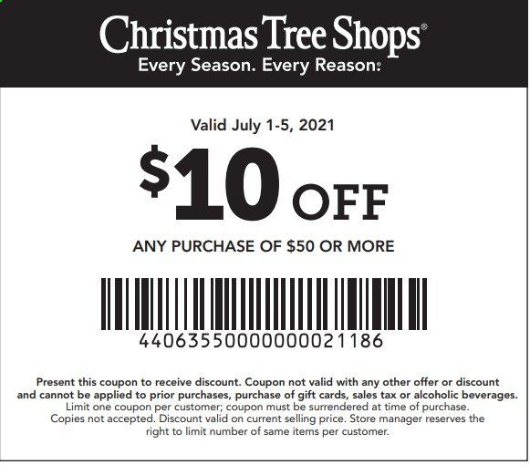 Christmas Tree Shops Weekly Ad Flyer July 1 to July 5