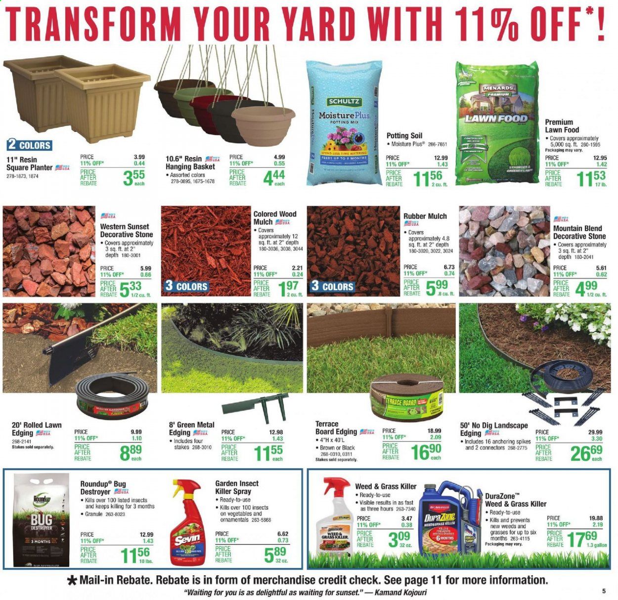 Menards Weekly Ad Flyer July 1 to July 10