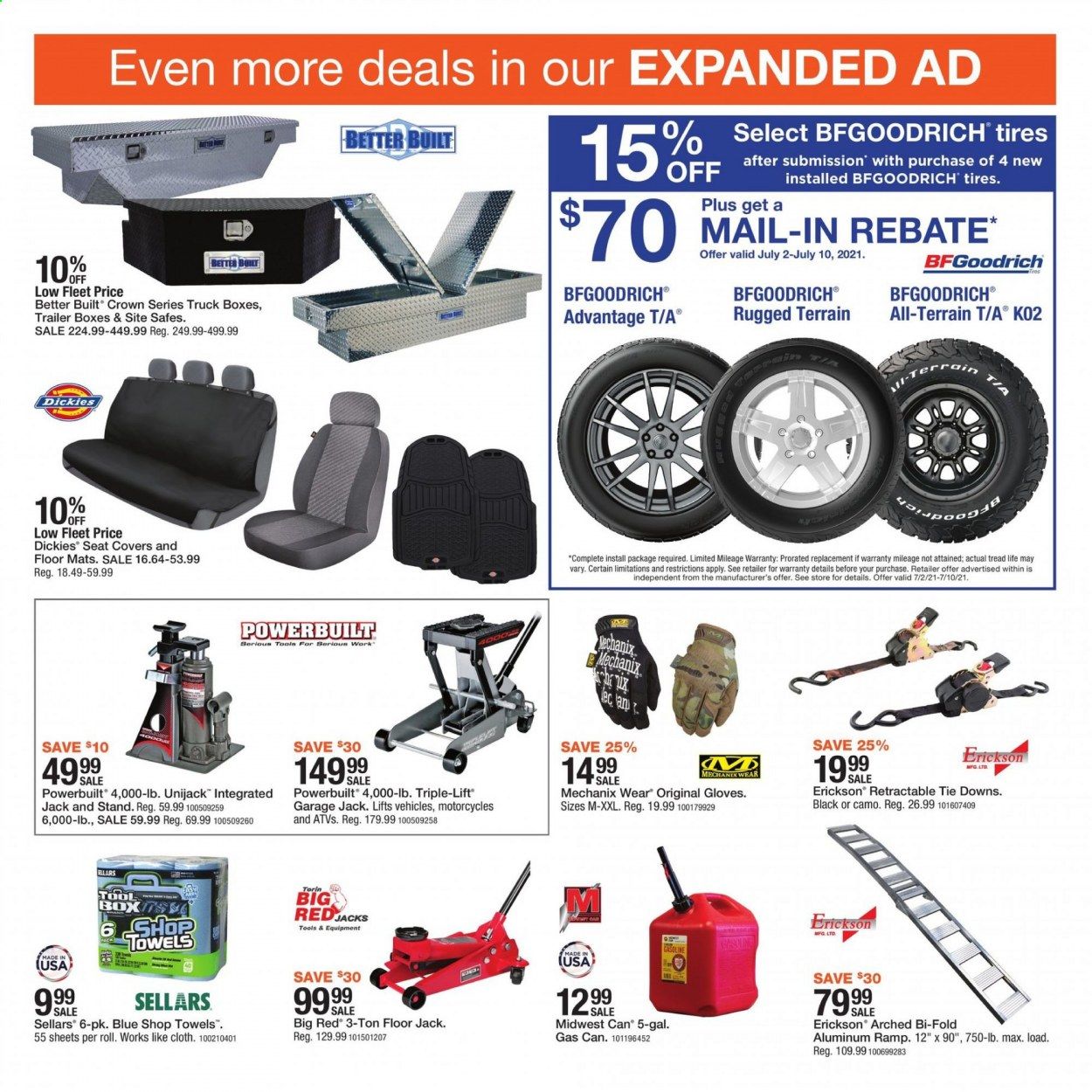 Fleet Farm (IA, MN, ND, WI) Weekly Ad Flyer July 2 to July 10