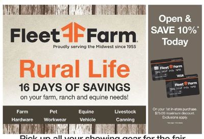 Fleet Farm (IA, MN, ND, WI) Weekly Ad Flyer July 2 to July 17