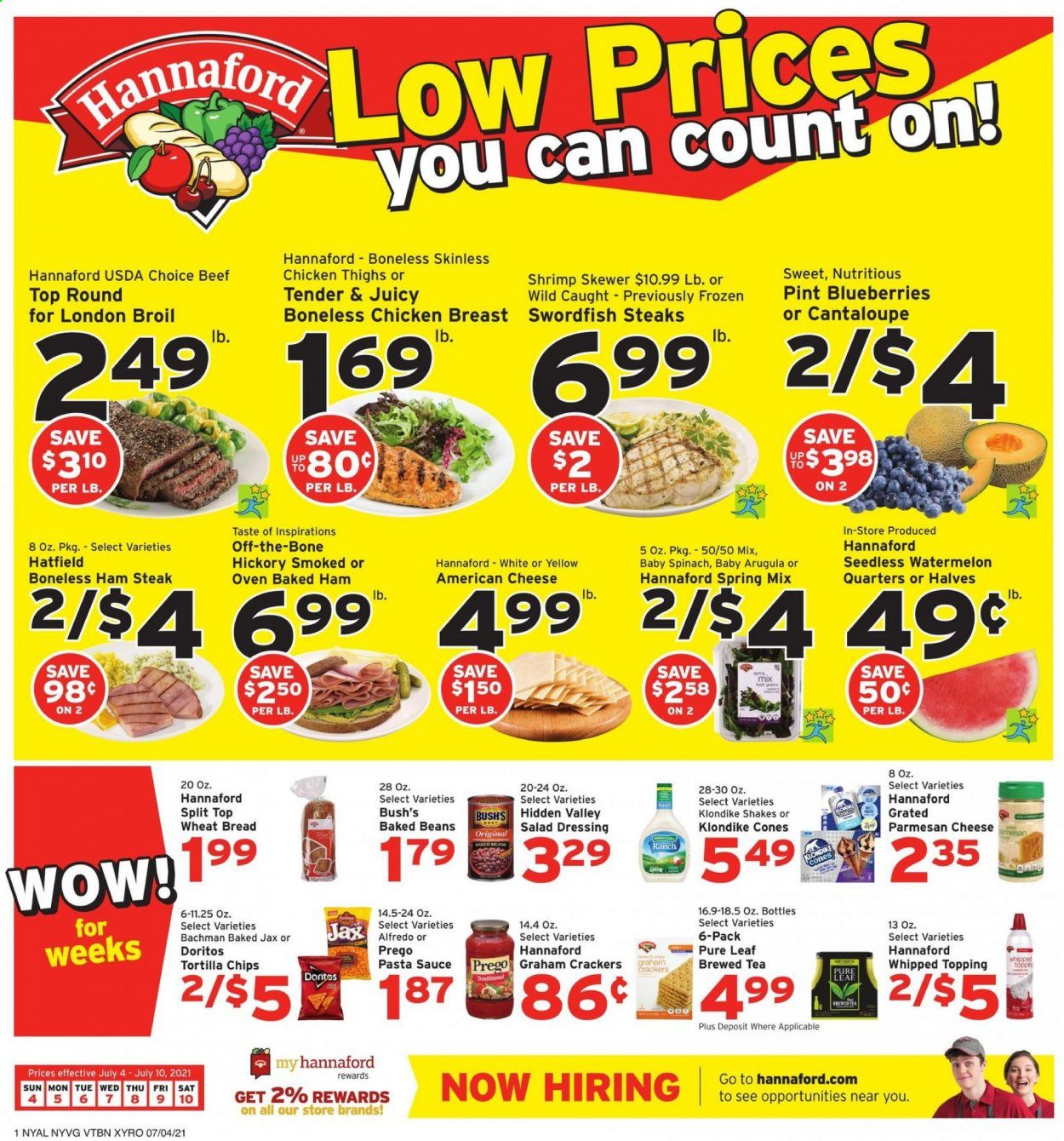 Hannaford (NY) Weekly Ad Flyer July 4 to July 10