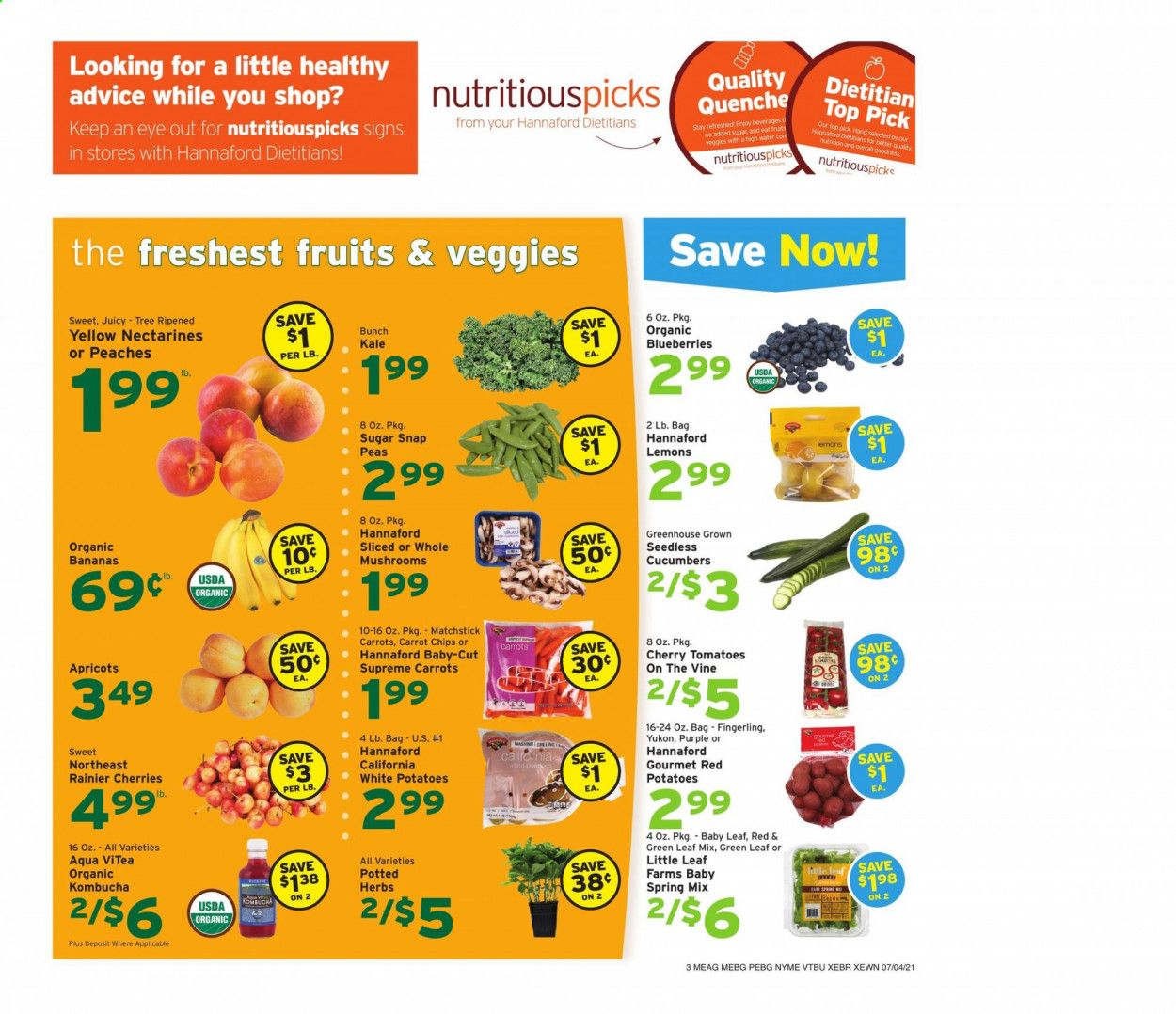 Hannaford (VT) Weekly Ad Flyer July 4 to July 10