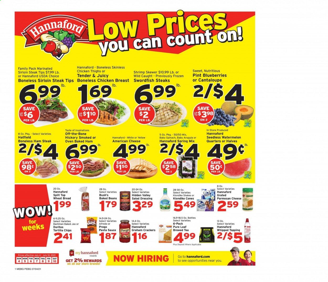 Hannaford (ME) Weekly Ad Flyer July 4 to July 10