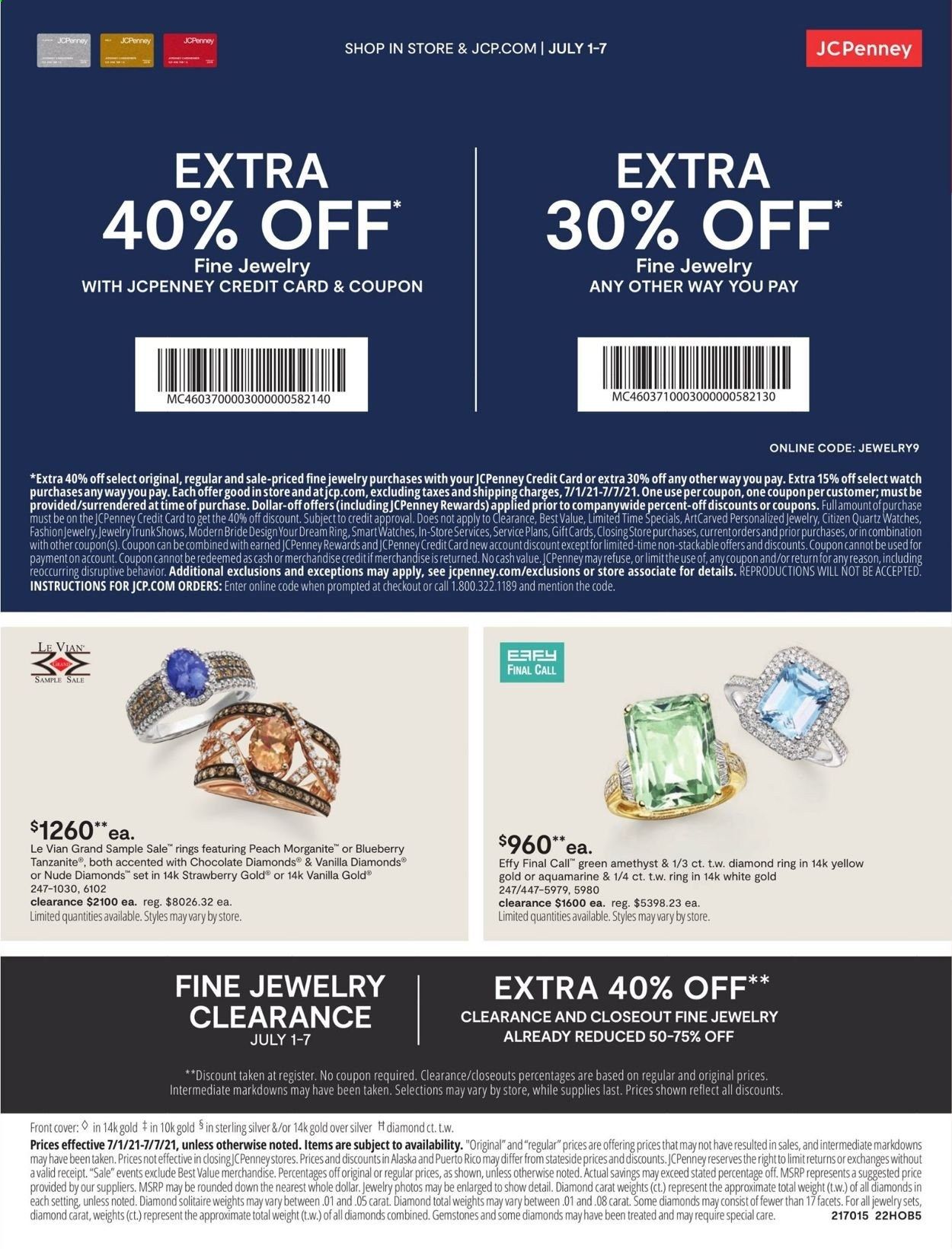 JCPenney Weekly Ad Flyer July 1 to July 7