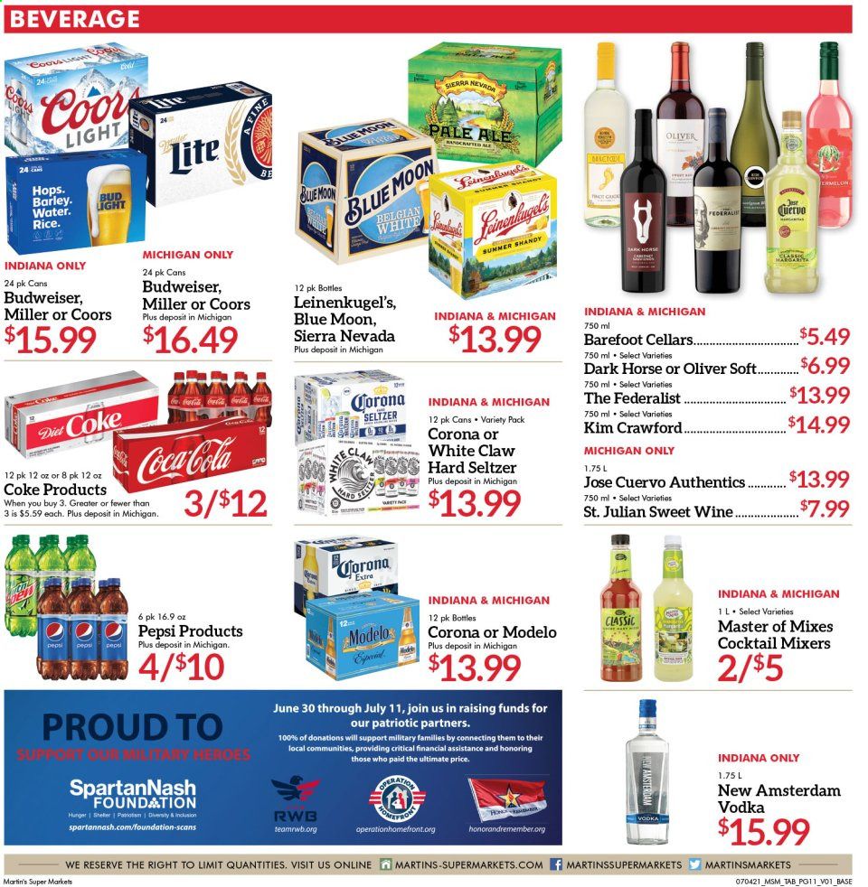 Martin’s (IN, MI) Weekly Ad Flyer July 4 to July 10