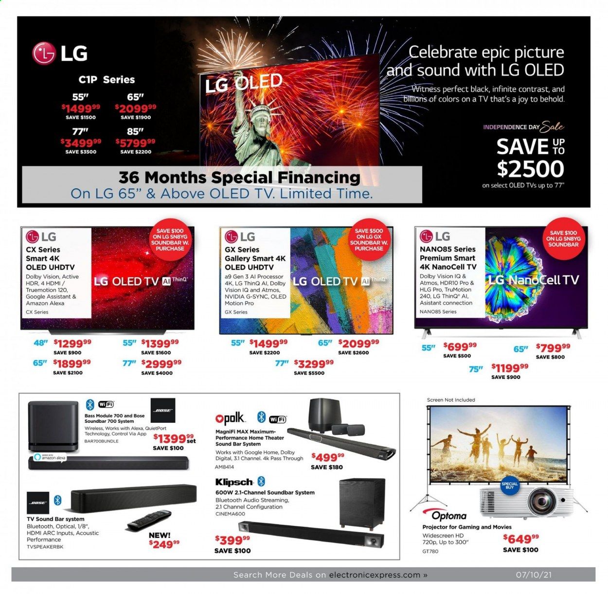 Electronic Express (AL, TN) Weekly Ad Flyer July 4 to July 10