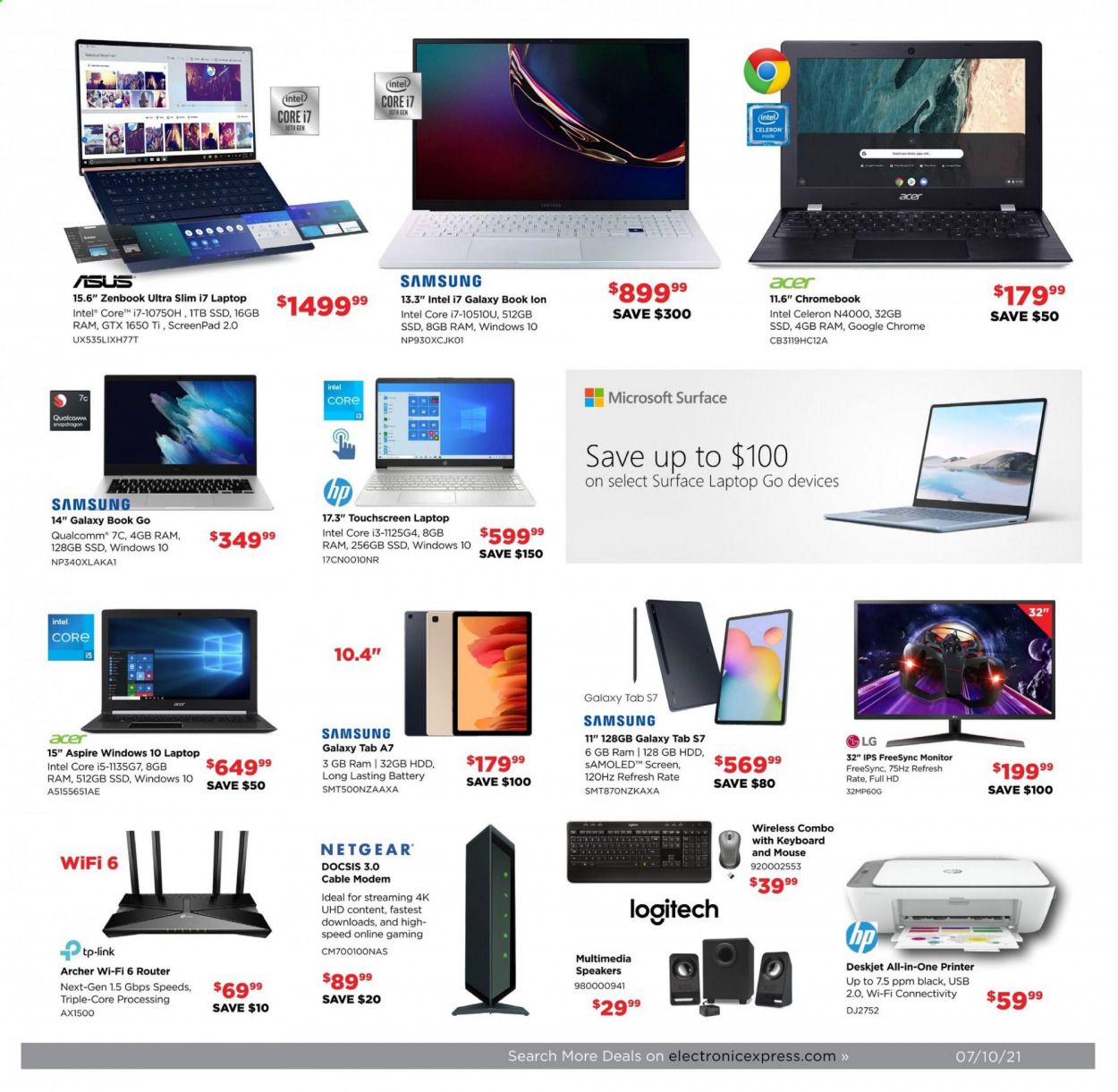 Electronic Express (AL, TN) Weekly Ad Flyer July 4 to July 10