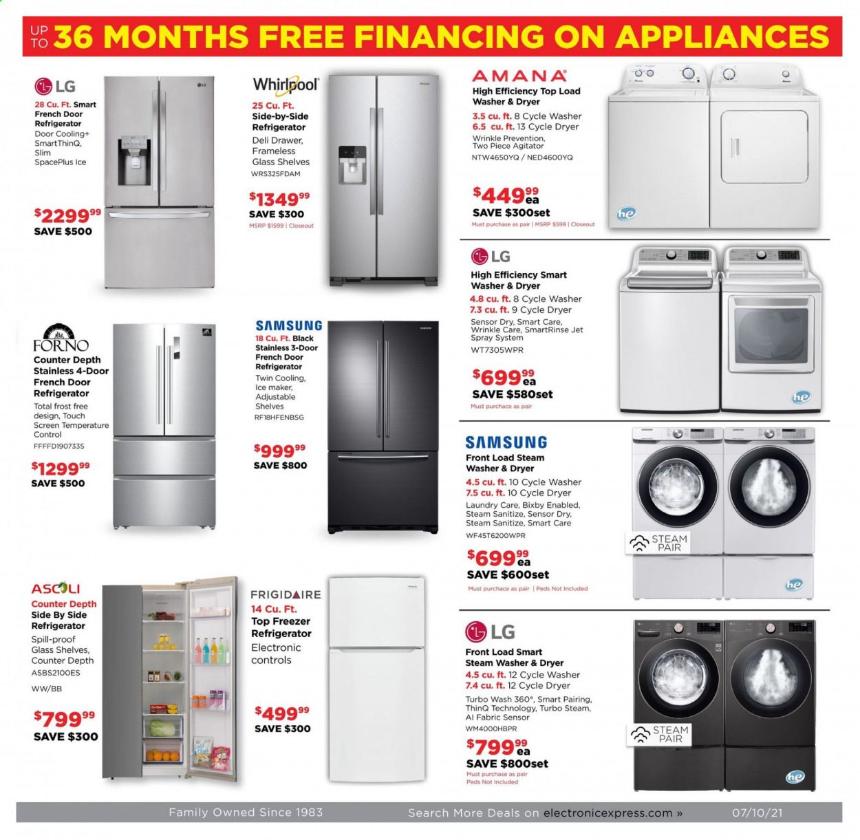 Electronic Express (AL, TN) Weekly Ad Flyer July 4 to July 10