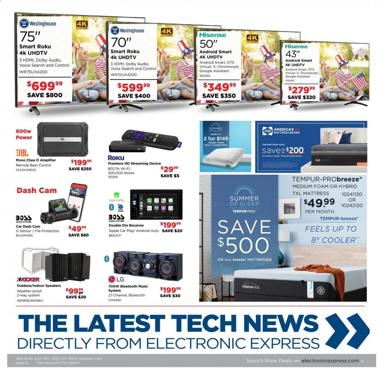 Electronic Express (AL, TN) Weekly Ad Flyer July 4 to July 10
