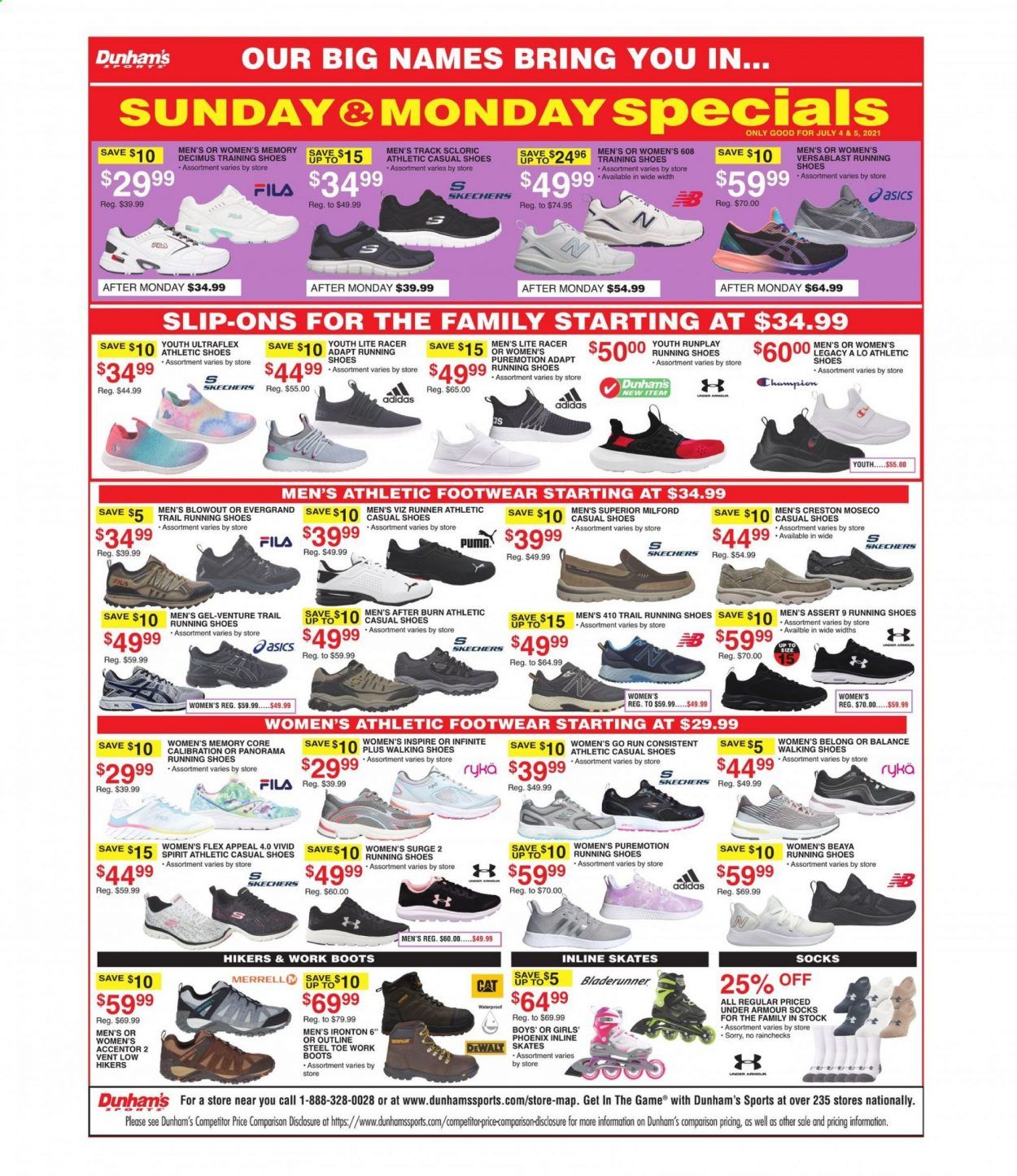 Dunham's Sports Weekly Ad Flyer July 3 to July 8