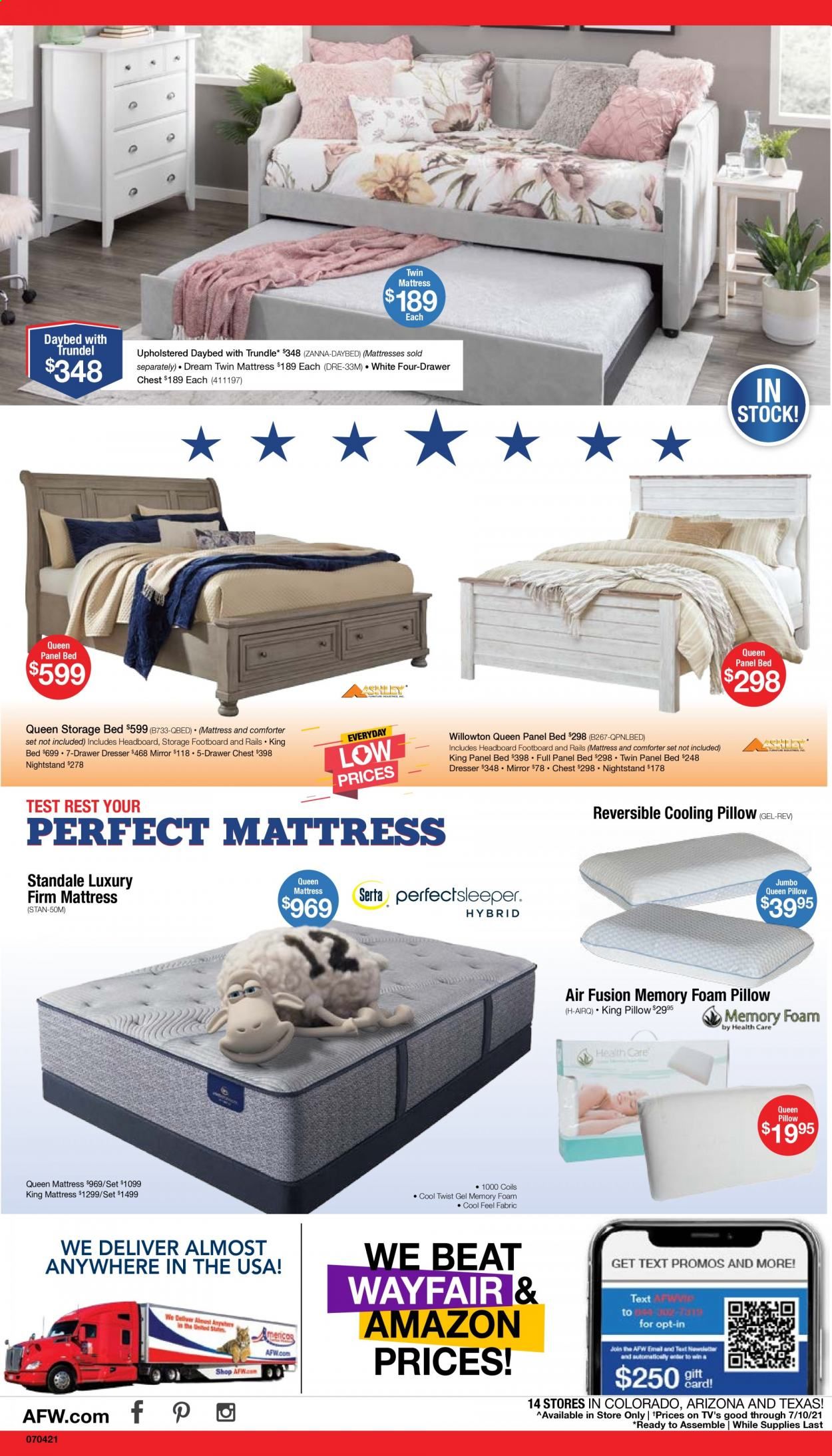 American Furniture Warehouse (AZ, CO, TX) Weekly Ad Flyer July 4 to July 10