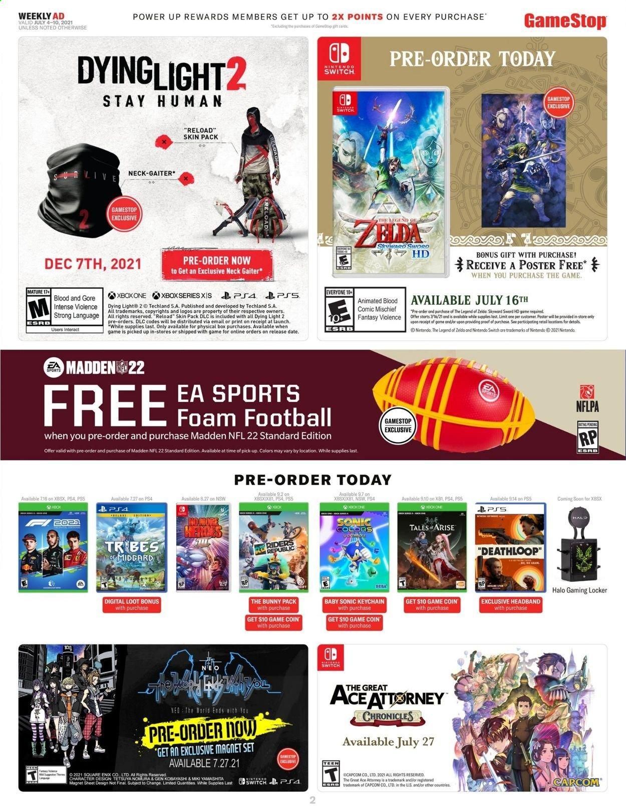 GameStop Weekly Ad Flyer July 4 to July 10