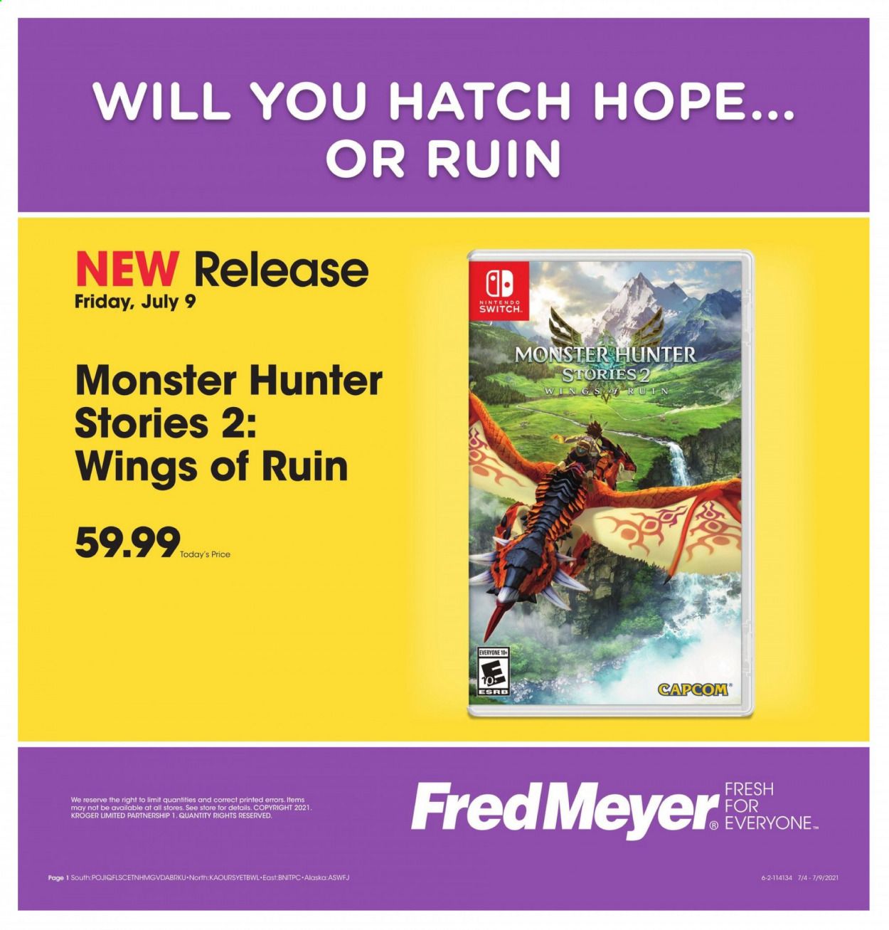 Fred Meyer (DC, DE, NJ, NY, PA, VA) Weekly Ad Flyer July 9 to July 9