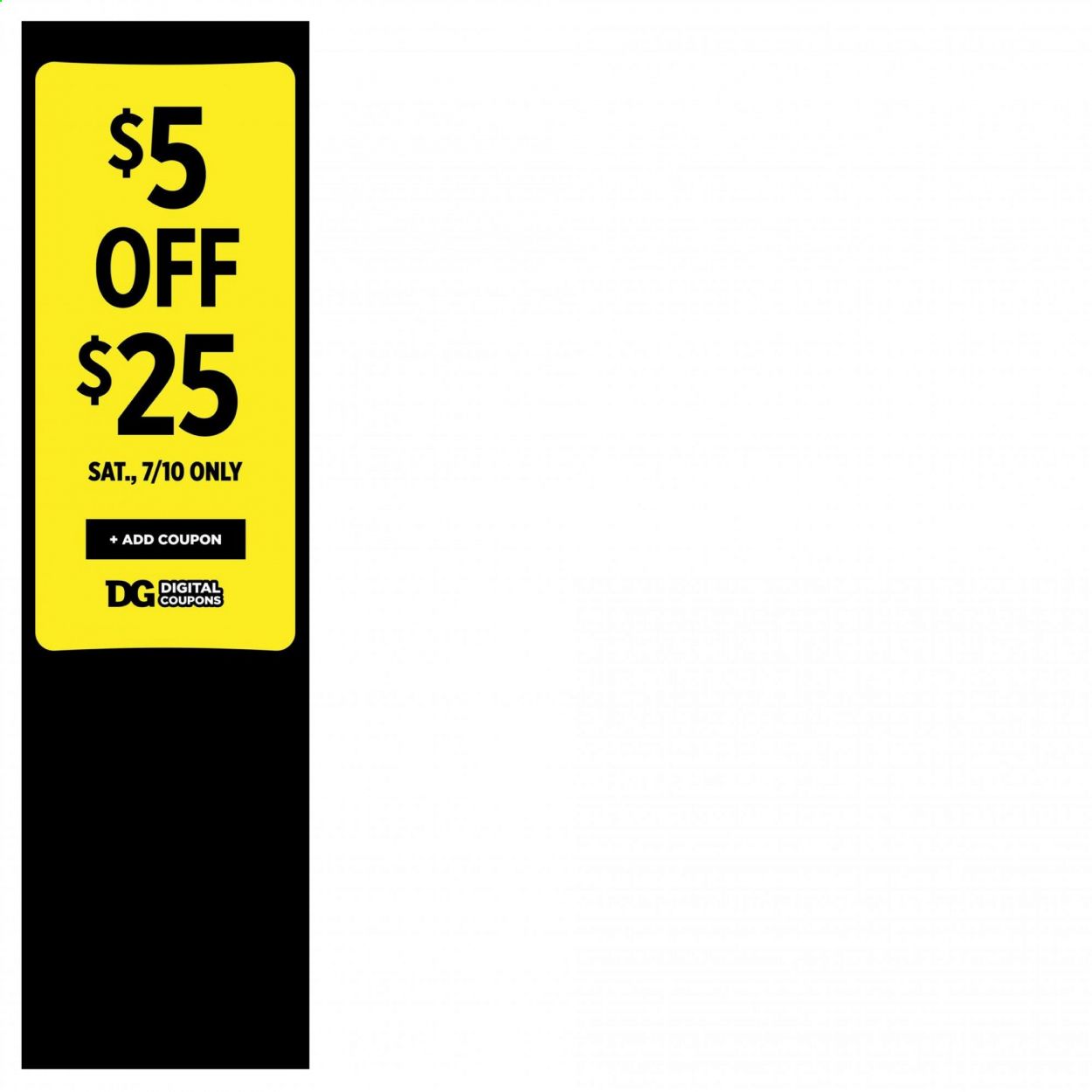 Dollar General (MS) Weekly Ad Flyer July 4 to July 10