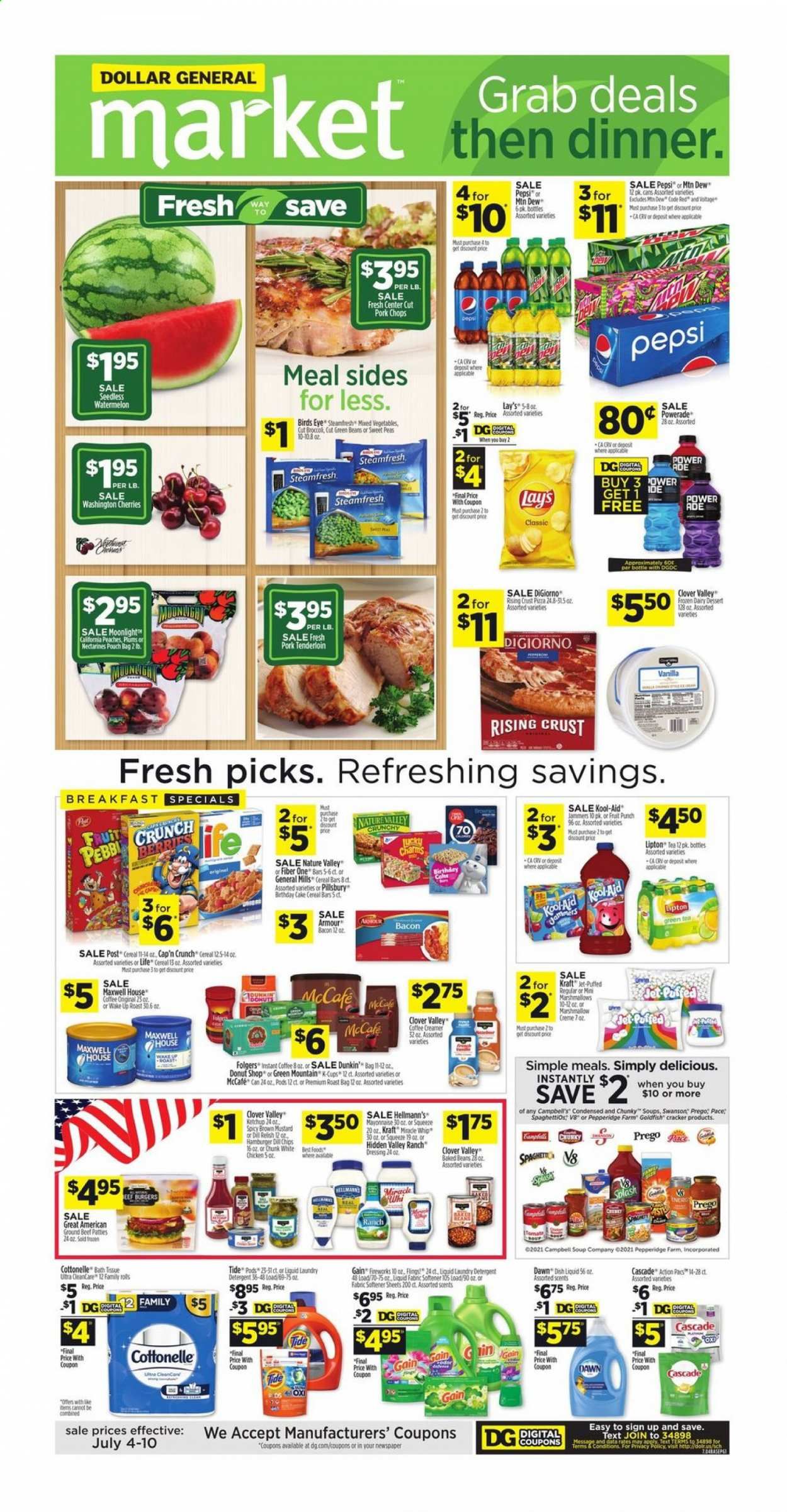 Dollar General (AL, GA, KY, LA, TN) Weekly Ad Flyer July 4 to July 10