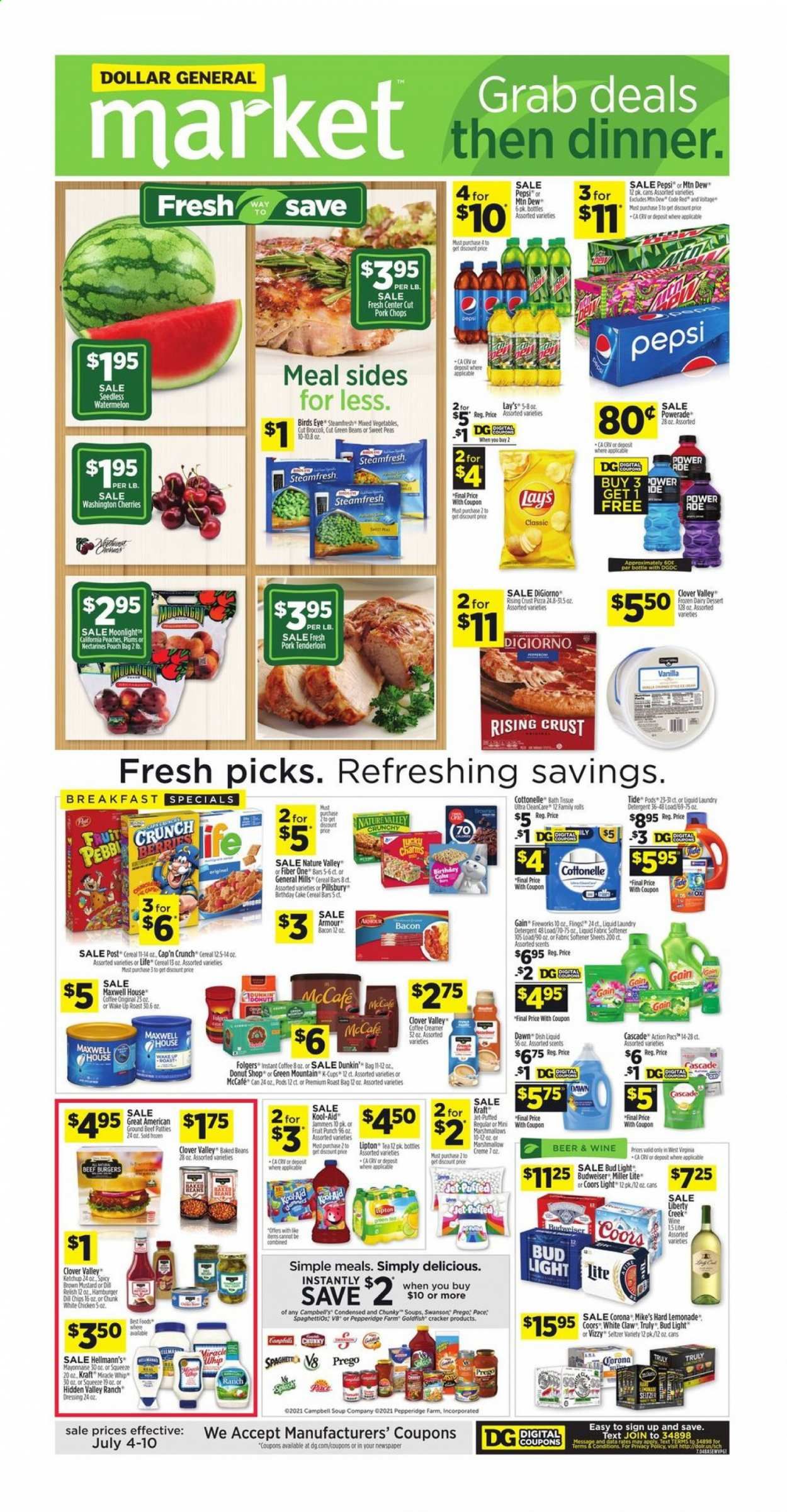 Dollar General (WV) Weekly Ad Flyer July 4 to July 10
