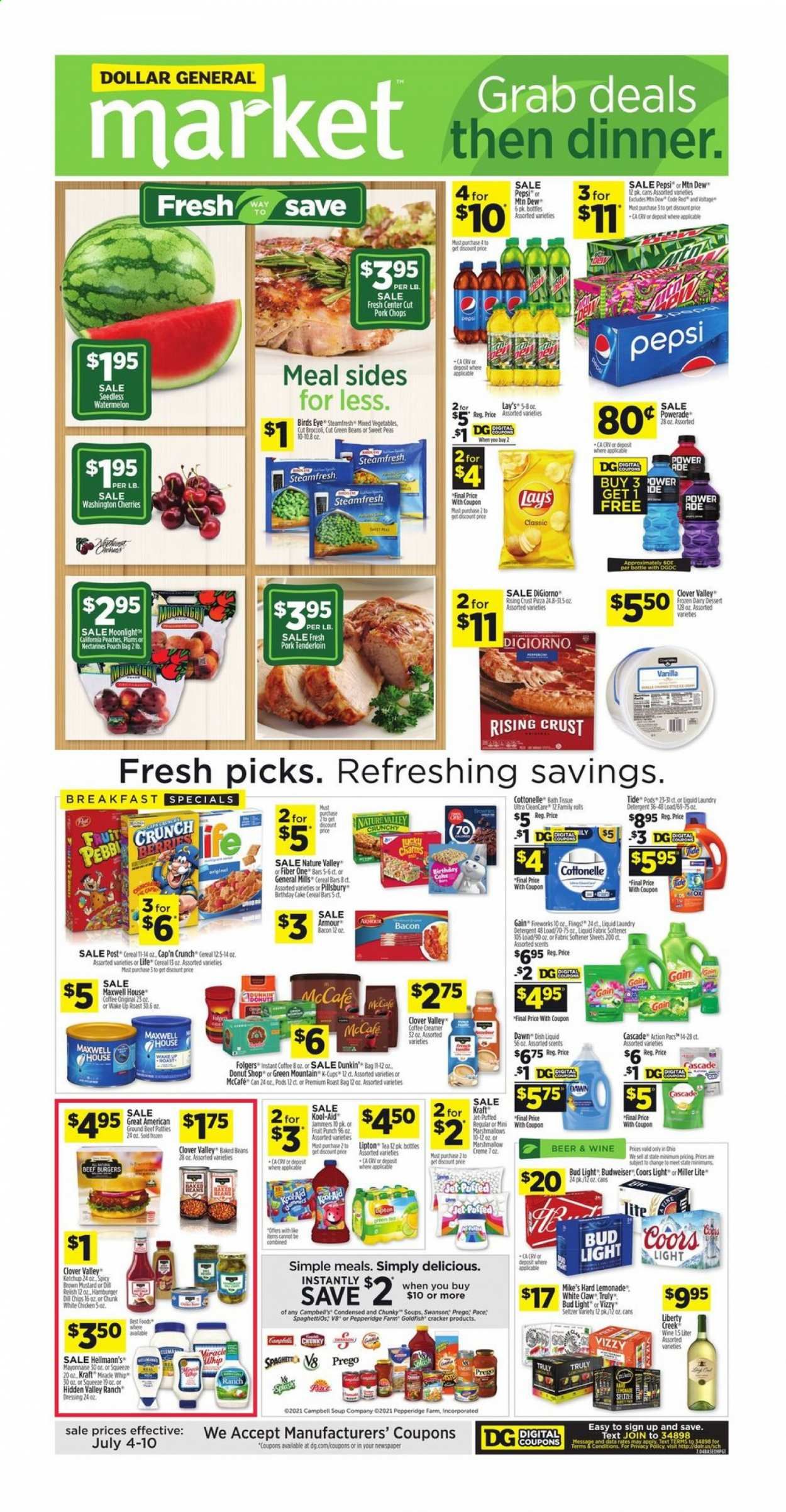 Dollar General (OH) Weekly Ad Flyer July 4 to July 10