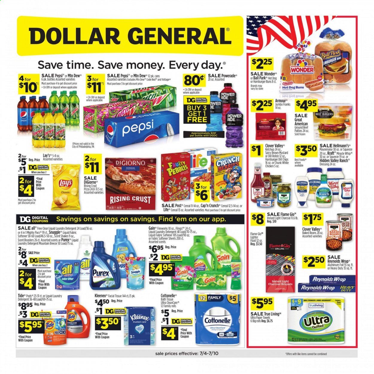 Dollar General (GA, MI, MN, NM, NY, OH, OK) Weekly Ad Flyer July 4 to July 10