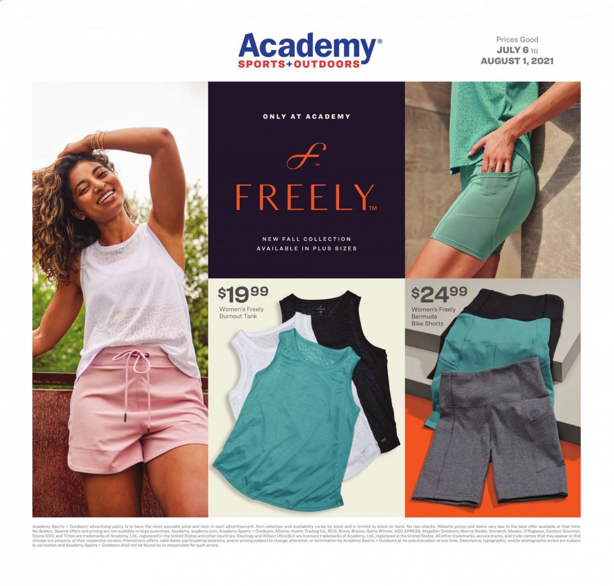 Academy Sports (AL, AR, GA, LA, MO, NC, SC, TN, TX) Weekly Ad Flyer July 6 to August 1