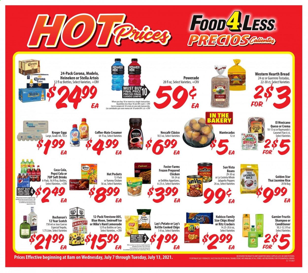 Food 4 Less (CA) Weekly Ad Flyer July 7 to July 13